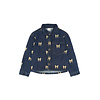 The New The New TNRaquel Denim Overshirt Medium Blue Denim AOP