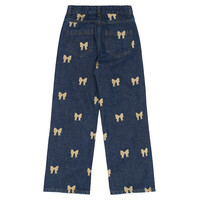 The New TNRaquel Wide Jeans Medium Blue Denim AOP
