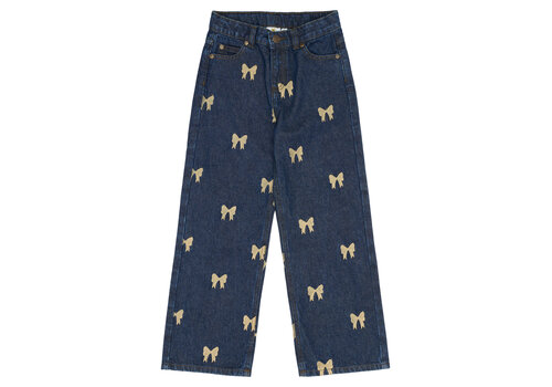 The New The New TNRaquel Wide Jeans Medium Blue Denim AOP