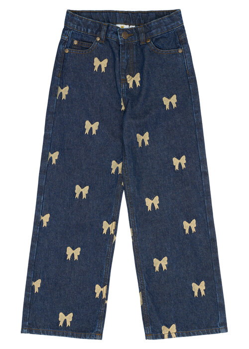 The New The New TNRaquel Wide Jeans Medium Blue Denim AOP