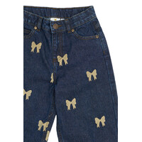 The New TNRaquel Wide Jeans Medium Blue Denim AOP