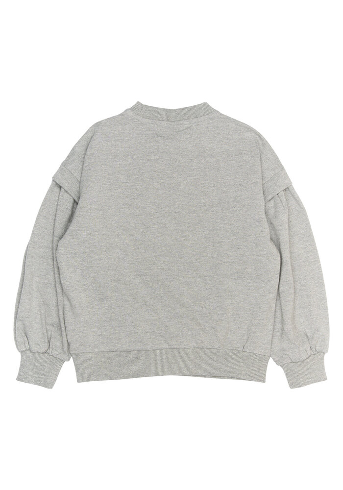 The New TNRenata Glitter Sweatshirt Light Grey Melange