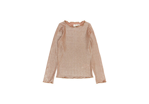 The New The New TNRosalind L_S Glitter Tee GOLD