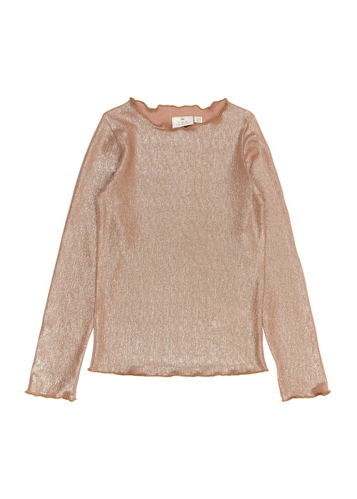 The New The New TNRosalind L_S Glitter Tee GOLD