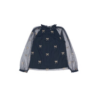 The New TNRudelle L_S Top Navy Blazer AOP