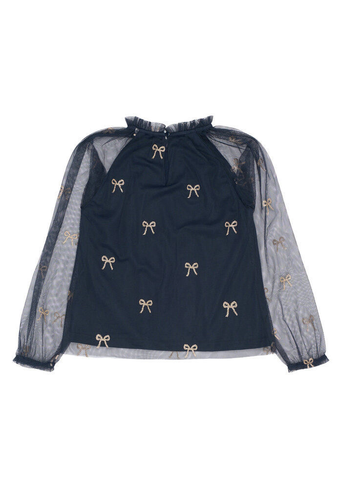 The New TNRudelle L_S Top Navy Blazer AOP