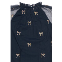 The New TNRudelle L_S Top Navy Blazer AOP