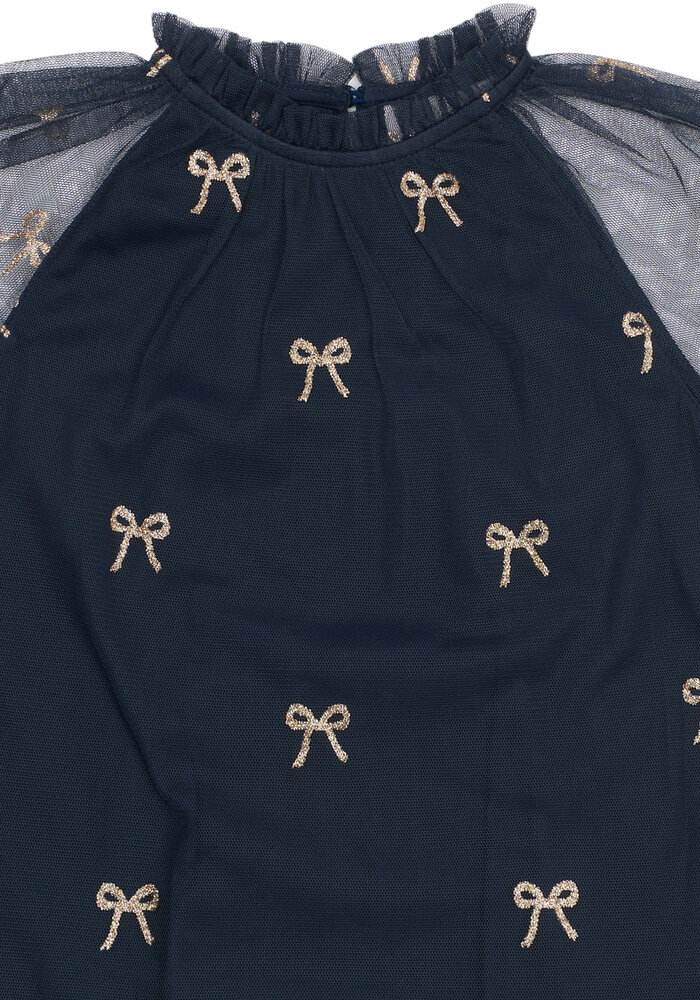 The New TNRudelle L_S Top Navy Blazer AOP