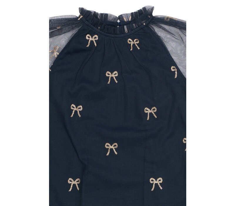 The New TNRudelle L_S Top Navy Blazer AOP