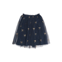 The New TNRudelle Skirt Navy Blazer AOP