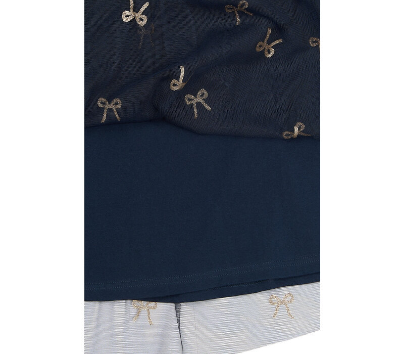 The New TNRudelle Skirt Navy Blazer AOP