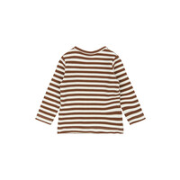 The New TNSBFro L_S Rib Tee Toffee Striped