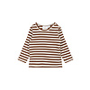 The New TNSBFro L_S Rib Tee Toffee Striped