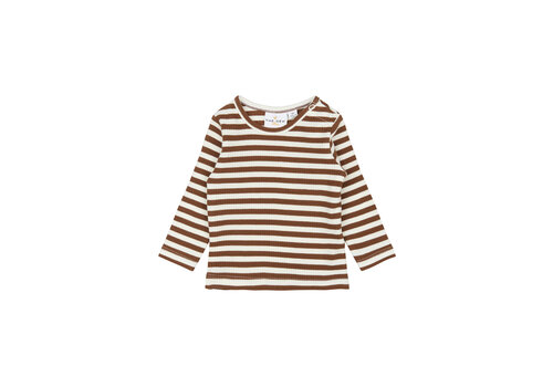 The New The New TNSBFro L_S Rib Tee Toffee Striped The New The New TNSBFro L_S Rib Tee Toffee Striped