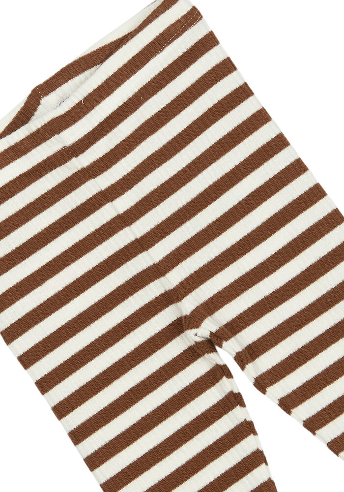 The New TNSBFro Rib Leggings Toffee Striped