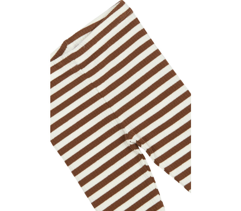 The New TNSBFro Rib Leggings Toffee Striped