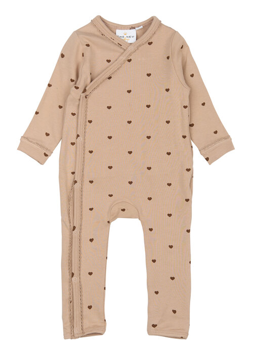 The New The New TNSBNova L_S Wrap Jumpsuit Humus AOP