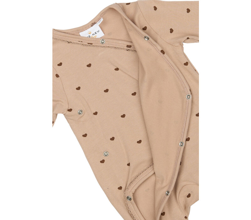 The New TNSBNova L_S Wrap Jumpsuit Humus AOP