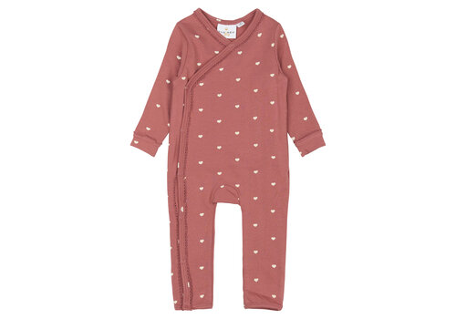 The New The New TNSBNova L_S Wrap Jumpsuit Withered Rose AOP