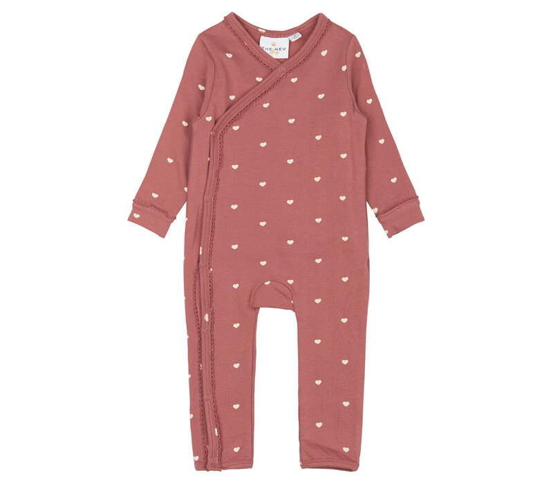 The New TNSBNova L_S Wrap Jumpsuit Withered Rose AOP