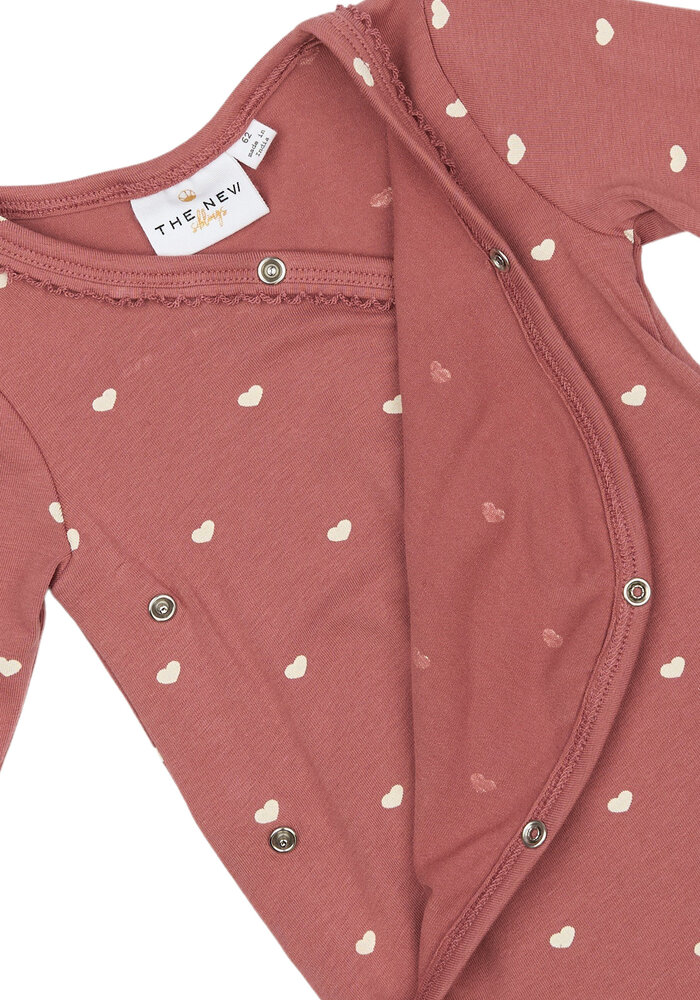 The New TNSBNova L_S Wrap Jumpsuit Withered Rose AOP