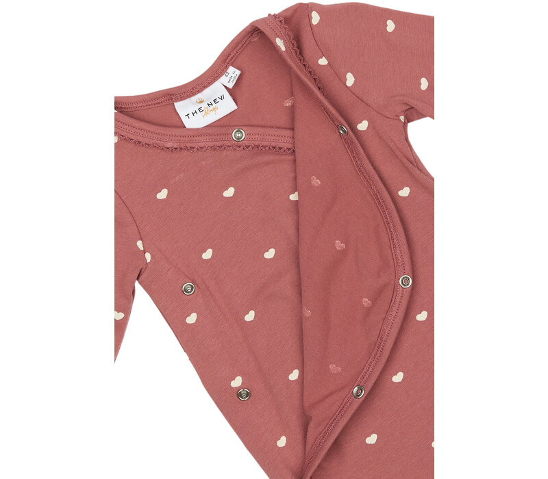 The New TNSBNova L_S Wrap Jumpsuit Withered Rose AOP