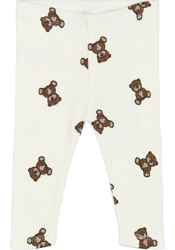 The New TNSBPaulo Rib Leggings Cloud Dancer AOP