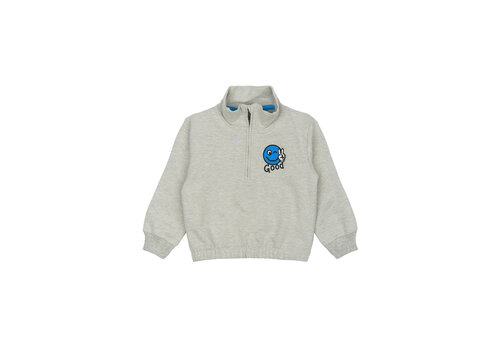 The New The New TNSTPal OS Sweatshirt Light Grey Melange The New The New TNSTPal OS Sweatshirt Light Grey Melange