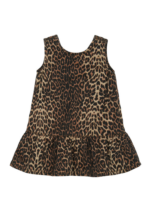 The New The New TNSTPaloma S_L Denim Dress Feather Gray AOP