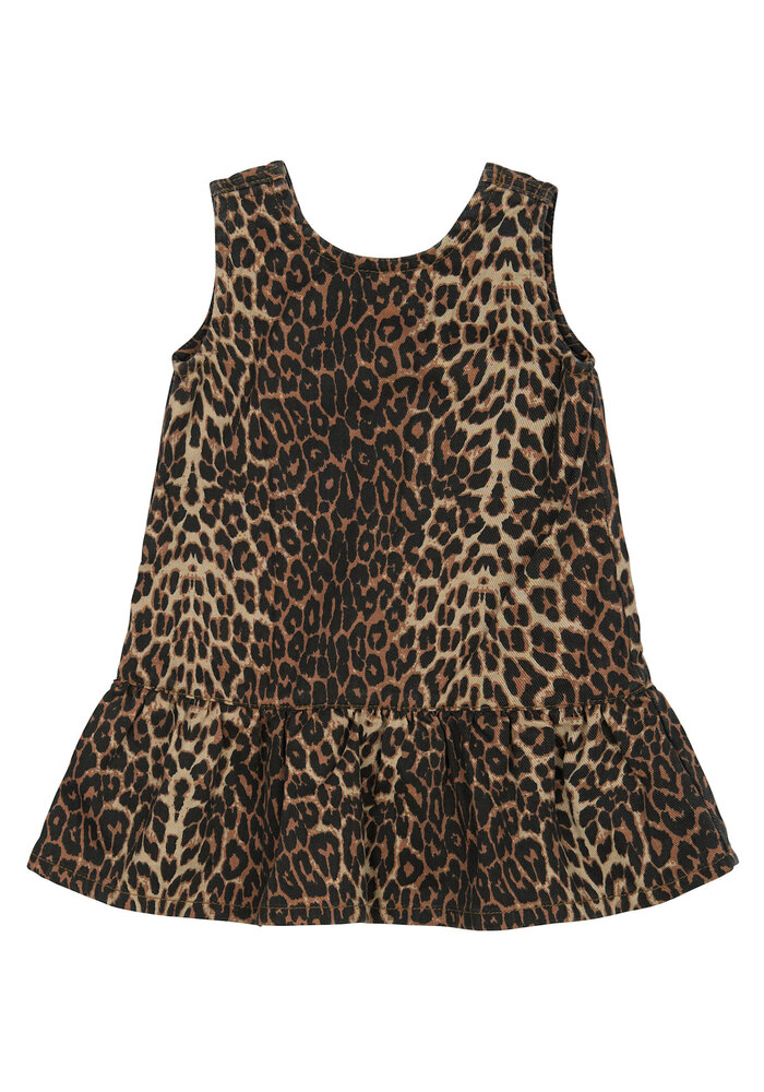 The New TNSTPaloma S_L Denim Dress Feather Gray AOP