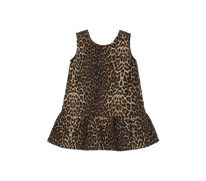 The New TNSTPaloma S_L Denim Dress Feather Gray AOP