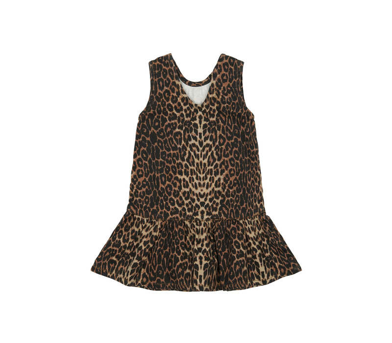 The New TNSTPaloma S_L Denim Dress Feather Gray AOP