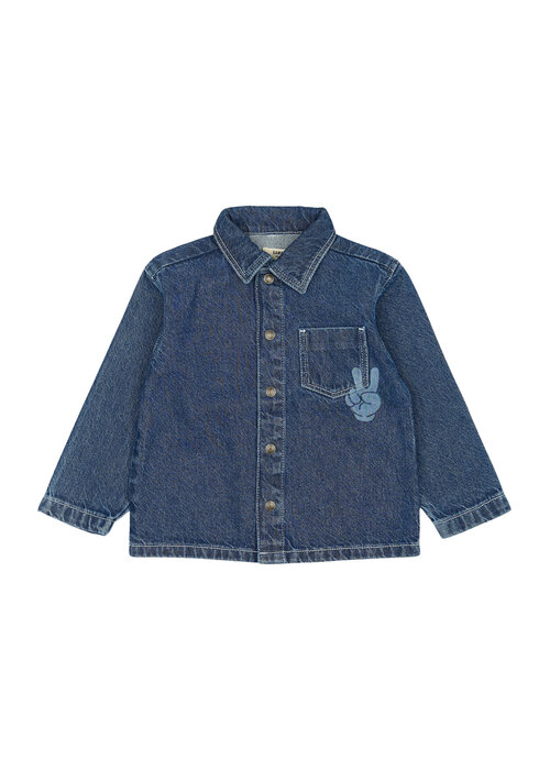 The New The New TNSTParker OS Denim Overshirt BLUE DENIM