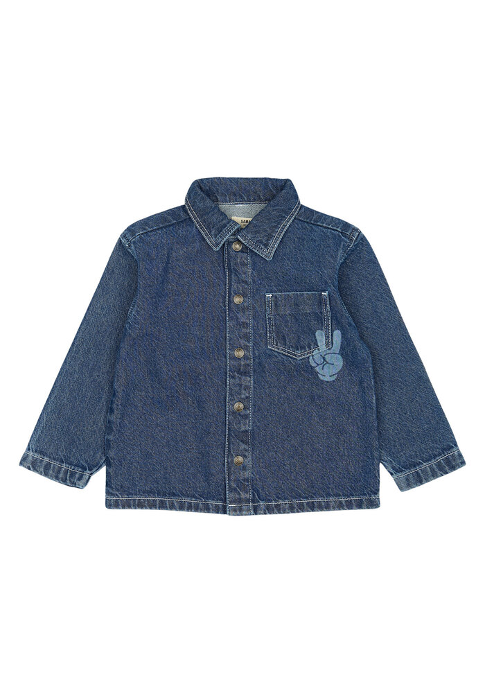 The New TNSTParker OS Denim Overshirt BLUE DENIM