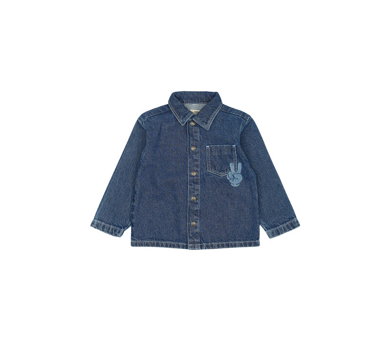 The New TNSTParker OS Denim Overshirt BLUE DENIM
