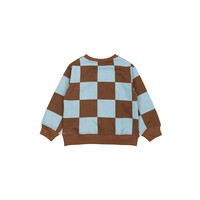 The New TNSTPaulie OS Sweatshirt Toffee Check