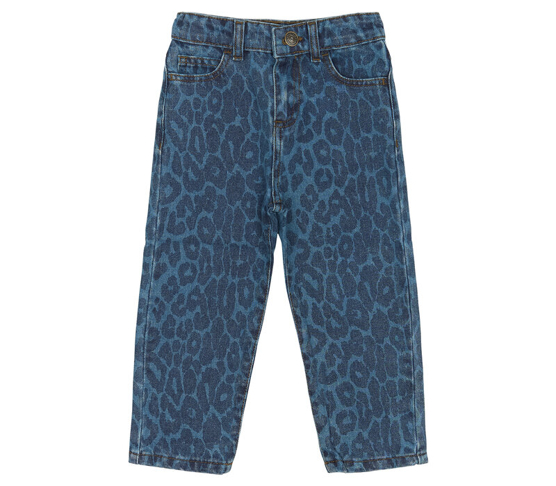 The New TNSTPearl Baggy Jeans Medium Blue Denim AOP