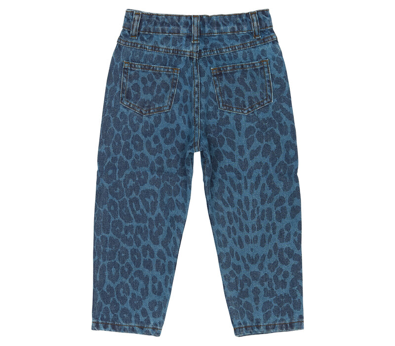 The New TNSTPearl Baggy Jeans Medium Blue Denim AOP