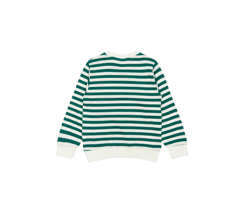 The New TNSTPer Sweatshirt Alpine Green Striped