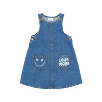 The New TNSTPida S_L Denim Dress Medium Blue Denim