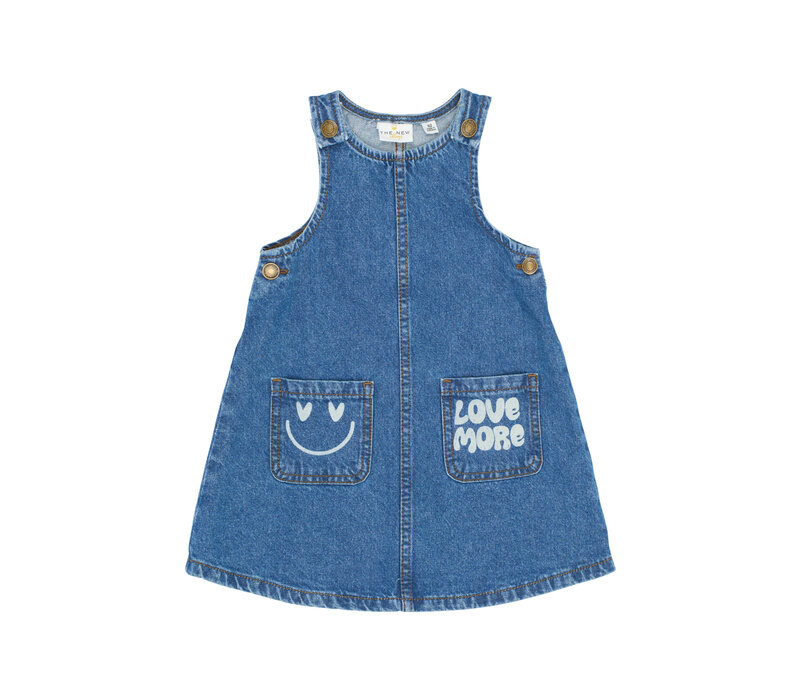 The New TNSTPida S_L Denim Dress Medium Blue Denim