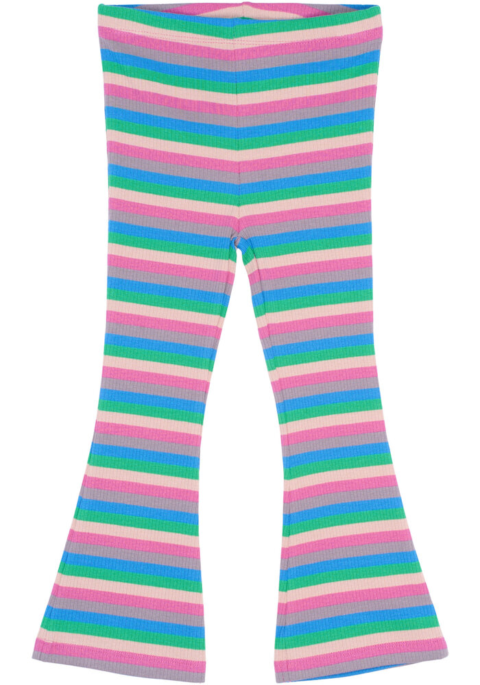 The New TNSTPolly Flared Rib Pants Multi Striped