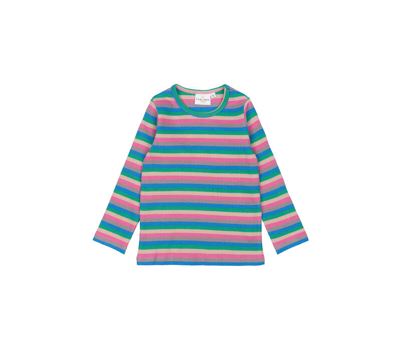 The New TNSTPolly L_S Rib Tee Multi Striped