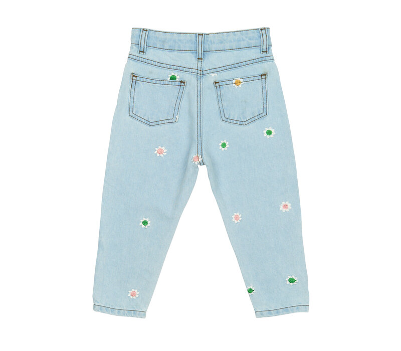 The New TNSTPortia Carrot Jeans Light Blue Denim EMB