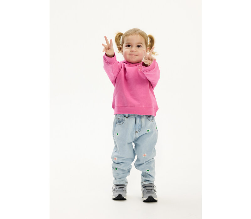 The New TNSTPortia Carrot Jeans Light Blue Denim EMB