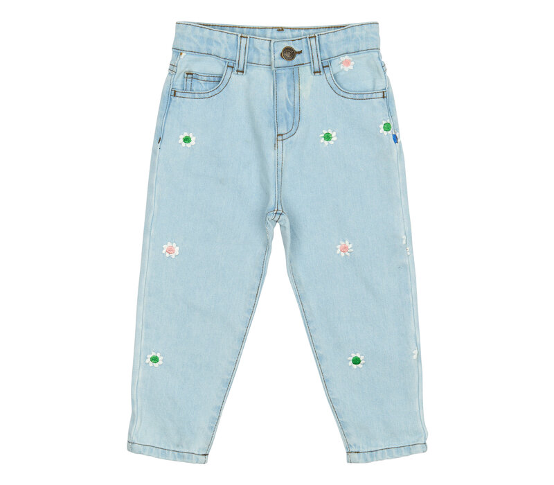 The New TNSTPortia Carrot Jeans Light Blue Denim EMB