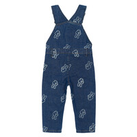 The New TNSTProsper Dungarees Medium Blue Denim AOP
