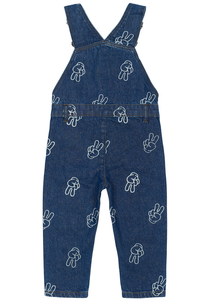 The New TNSTProsper Dungarees Medium Blue Denim AOP