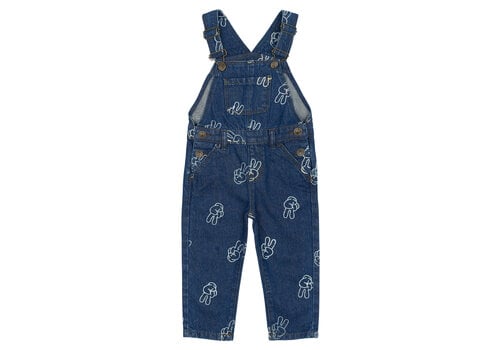 The New The New TNSTProsper Dungarees Medium Blue Denim AOP The New The New TNSTProsper Dungarees Medium Blue Denim AOP