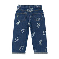 The New TNSTProsper Wide Jeans Medium Blue Denim AOP